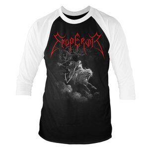 Emperor Unisex Adult Rider 3/4 Sleeve T-Shirt / Black/White